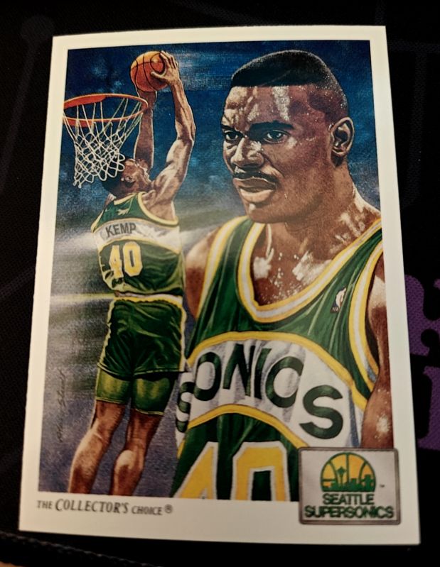 1991 Upper Deck The Collector's Choice #96 Shawn Kemp — front