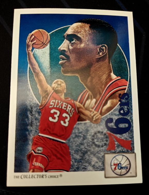 1991-92 Upper Deck #93 Hersey Hawkins Philadelphia 76ers — front