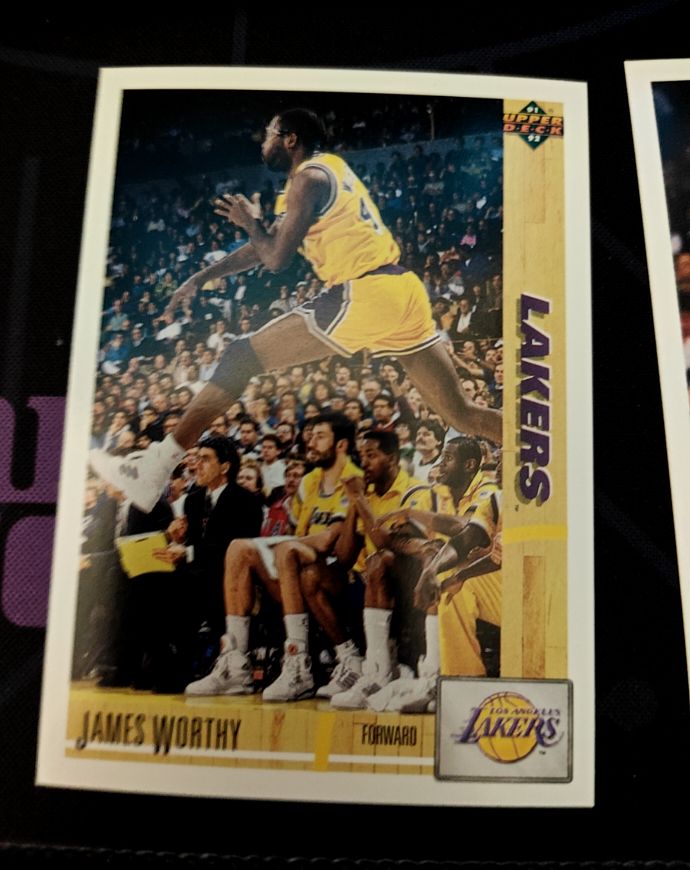 1991-92 Upper Deck #146 James Worthy — front