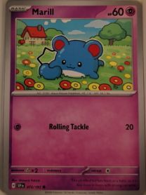 2024 Pokémon Scarlet & Violet Surging Sparks #073 Marill — front
