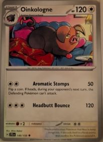 2025 Pokémon SV09: Journey Together #140 Oinkologne — front