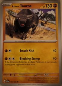 2024 Pokémon SV08: Surging Sparks #101 Paldean Tauros — front