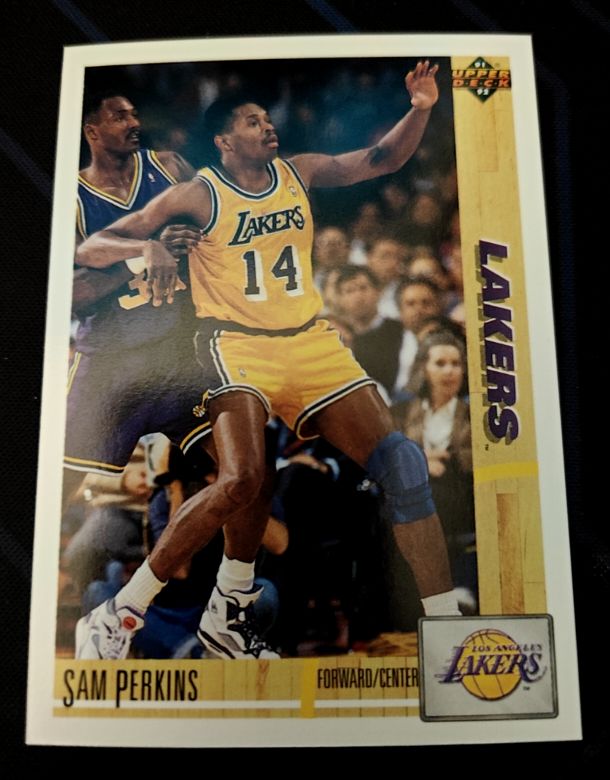 1991 Upper Deck #144 Sam Perkins — front