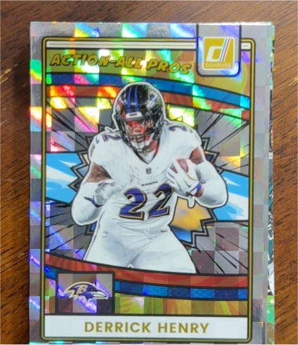 2025 Donruss Action-All Pros #AAP-DHE Derrick Henry — front