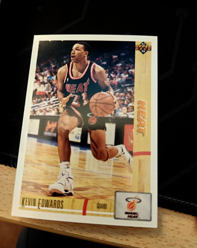 1991-92 Upper Deck #141 Kevin Edwards — front