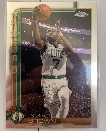 2025-26 Topps Chrome #51 Jaylen Brown — front