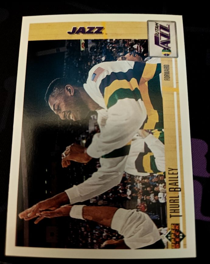1991-92 Upper Deck #139 Thurl Bailey — front