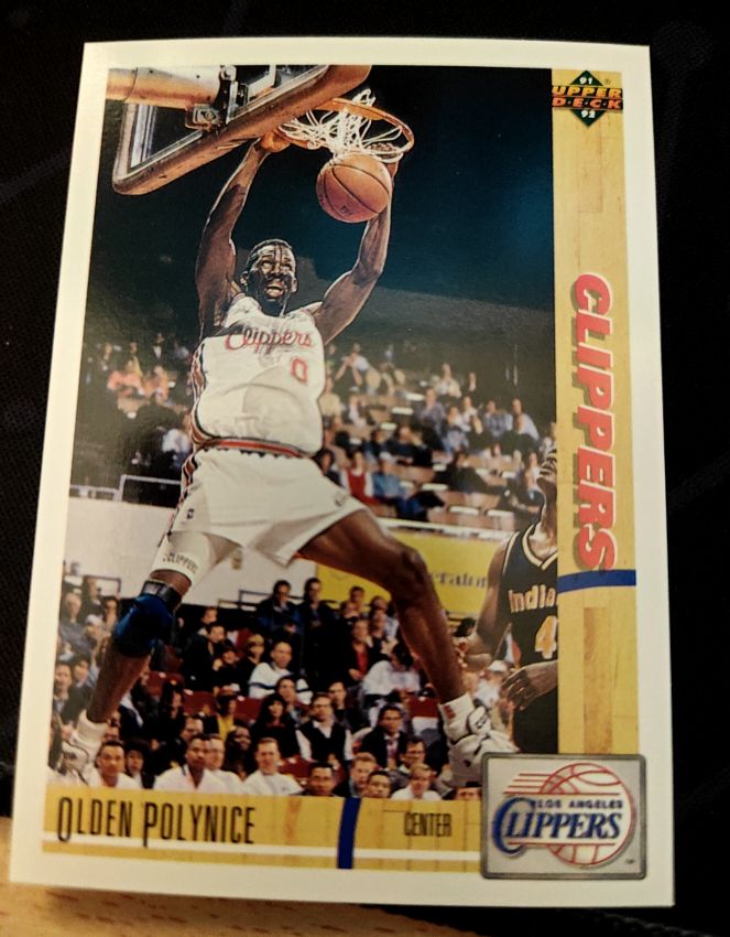 1991-92 Upper Deck #140 Olden Polynice — front