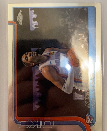 2025 Topps Chrome OKC Jalen Williams — front