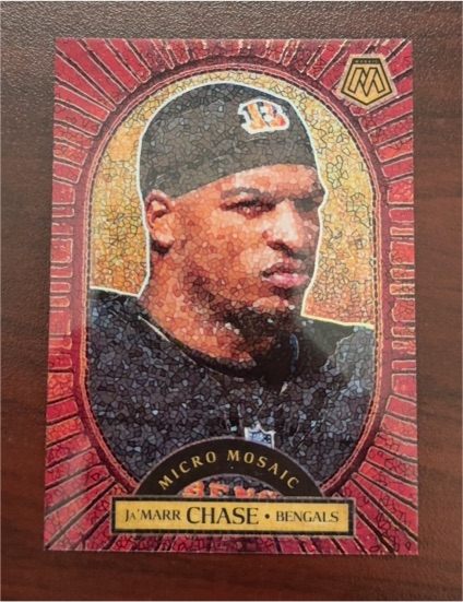 2025 Panini Mosaic #21 Ja'Marr Chase Micro Mosaic — front