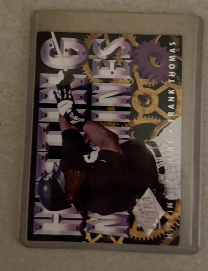 1994 Fleer Ultra Hitting Machines #10 Frank Thomas — front