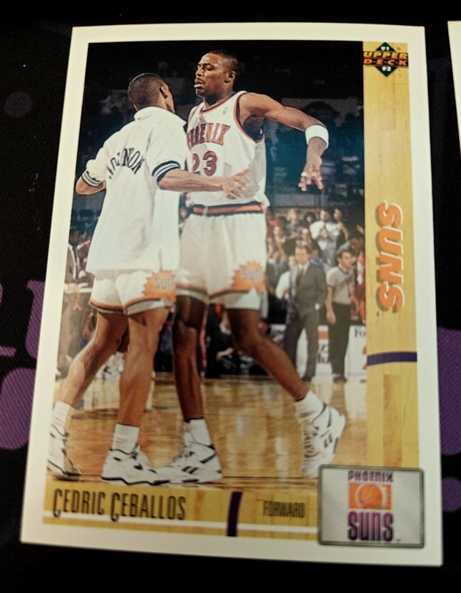 1991-92 Upper Deck #160 Cedric Ceballos — front