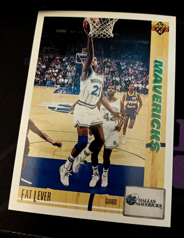 1991-92 Upper Deck #157 Fat Lever — front