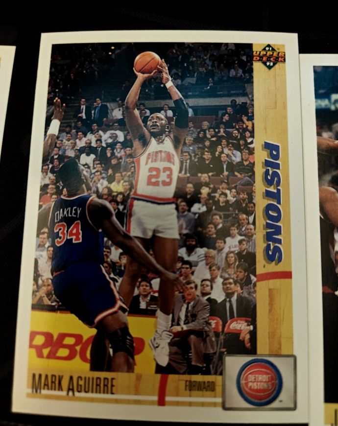 1991-92 Upper Deck #165 Mark Aguirre — front