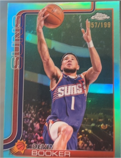 2025-26 Topps Chrome #195 Devin Booker — front