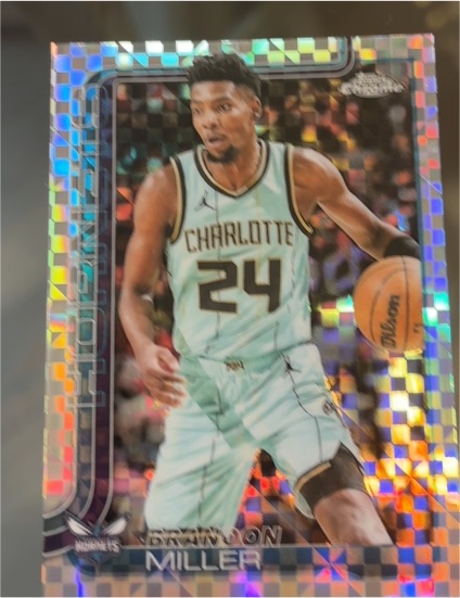 2025-26 Topps Chrome #89 Brandon Miller — front