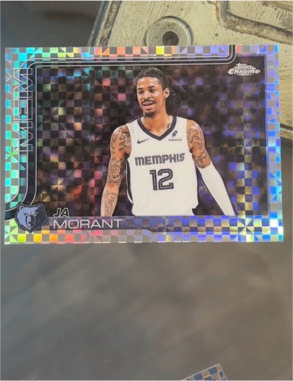 2025-26 Topps Chrome #158 Ja Morant — front