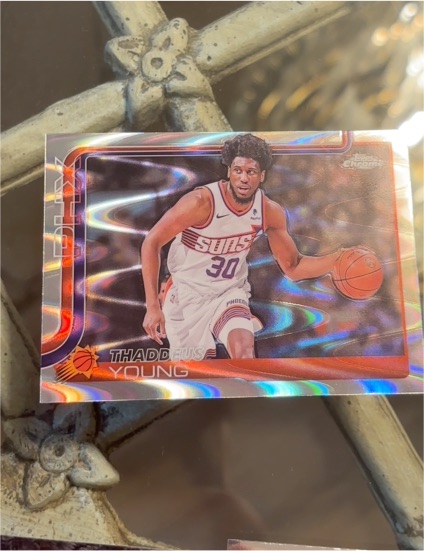 2025-26 Topps Chrome #135 Thaddeus Young — front