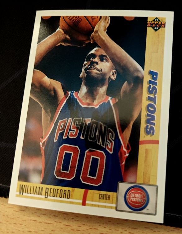 1991-92 Upper Deck Basketball #183 William Bedford — front