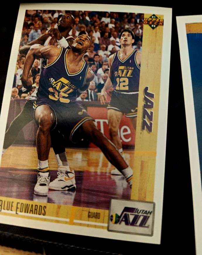 1991-92 Upper Deck #199 Blue Edwards — front
