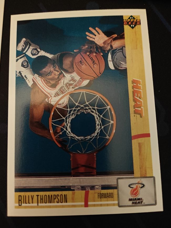1991-92 Upper Deck #196 Billy Thompson — front