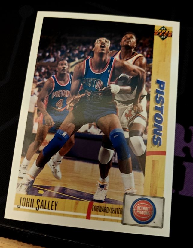 1991-92 Upper Deck #190 John Salley — front