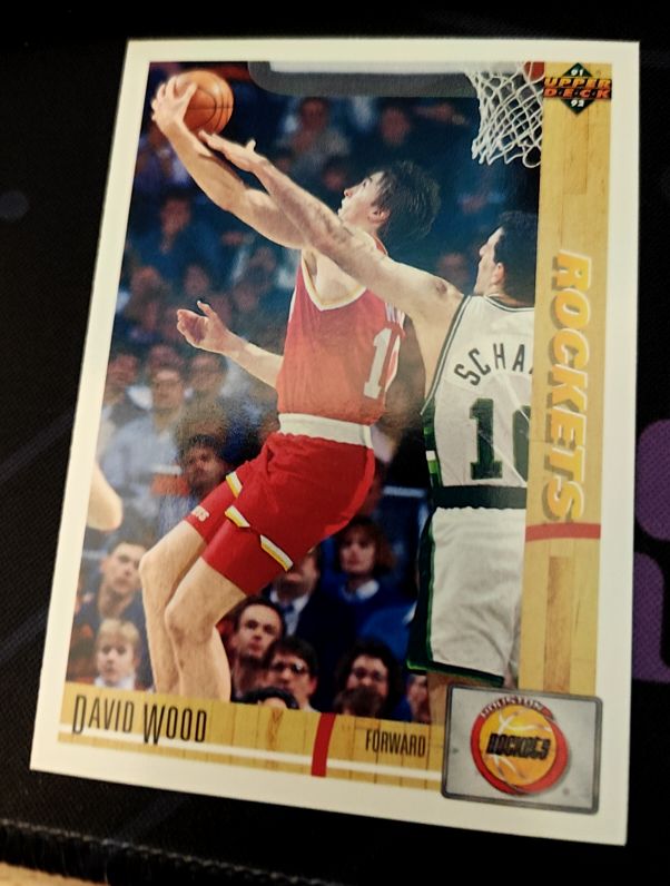 1991-92 Upper Deck #298 David Wood — front