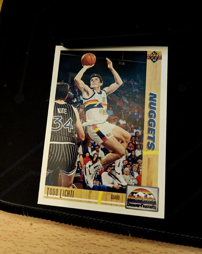 1991-92 Upper Deck #299 Todd Lichti — front
