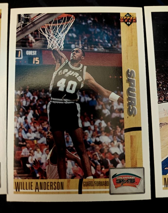 1991-92 Upper Deck #282 Willie Anderson — front