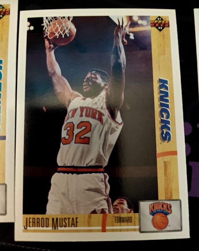 1991-92 Upper Deck #284 Jerrod Mustaf — front