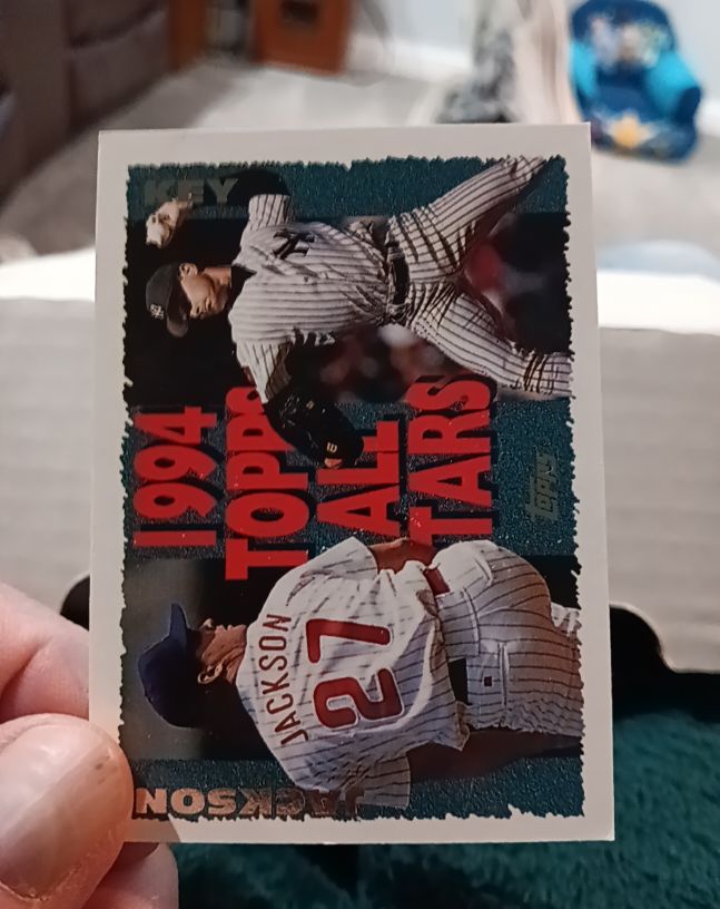 1995 Topps #393 Jimmy Key & Danny Jackson — front