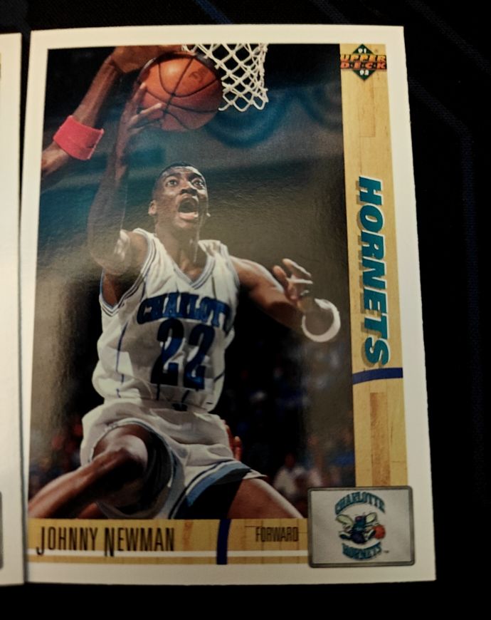 1991-92 Upper Deck #268 Johnny Newman — front