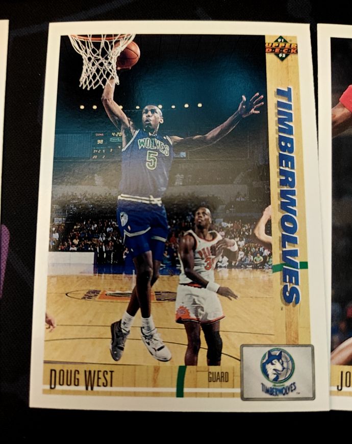 1991-92 Upper Deck #269 Doug West Minnesota Timberwolves — front