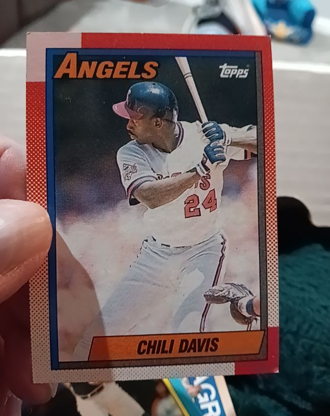 1990 Topps #765 Chili Davis — front