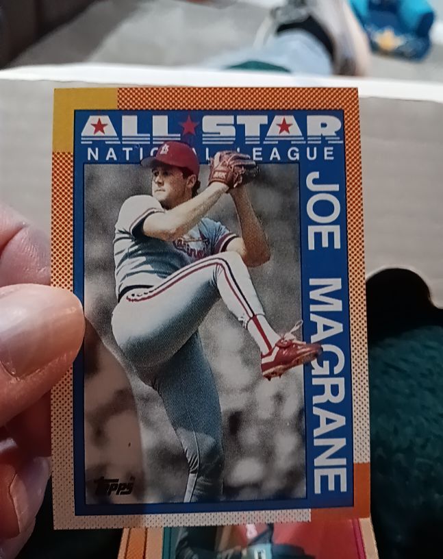 1990 Topps #406 Joe Magrane All Star — front