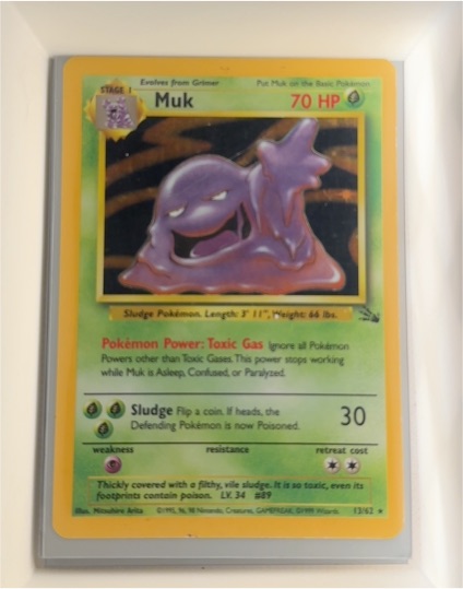 1999 Pokémon #13 Muk — front