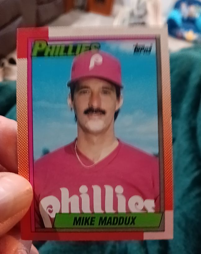 1990 Topps #154 Mike Maddux — front