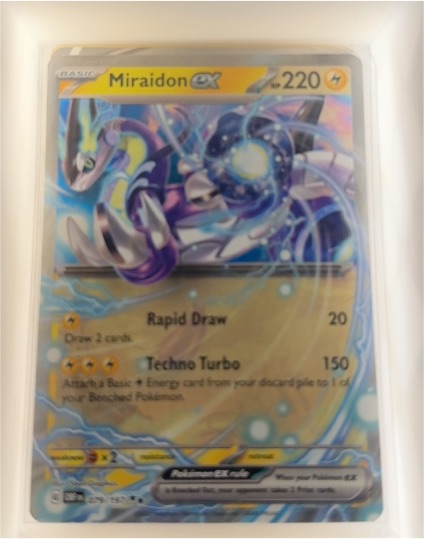 2023 Pokémon #079 Miraidon ex — front