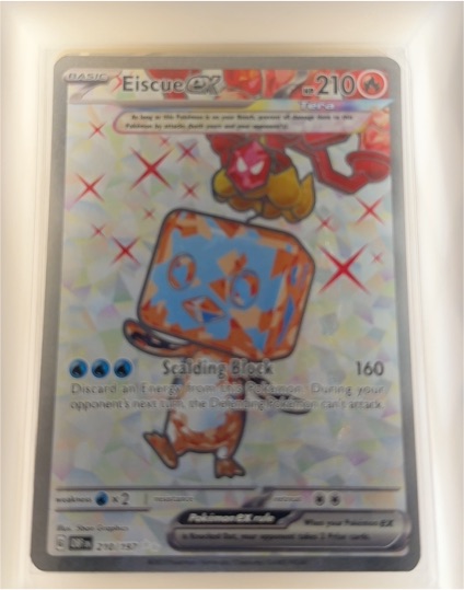 2023 Pokémon SV03: Obsidian Flames #210 Eiscue ex — front