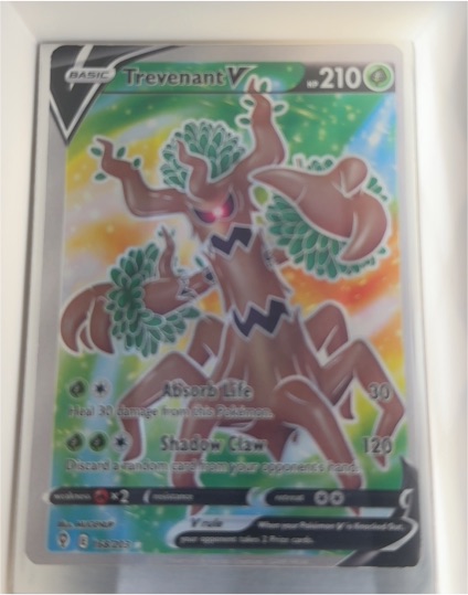 2021 Pokémon Evolving Skies #168 Trevenant V — front