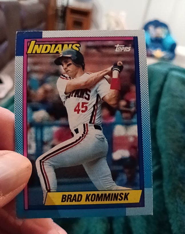 1990 Topps #476 Brad Komminsk — front