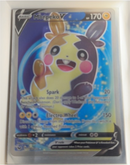 2020 Pokemon Sword & Shield #190 Morpeko V — front