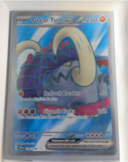 2023 Pokémon Scarlet & Violet #230 Great Tusk ex — front