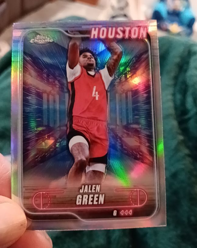 2024-25 Topps Chrome #199 Jalen Green — front