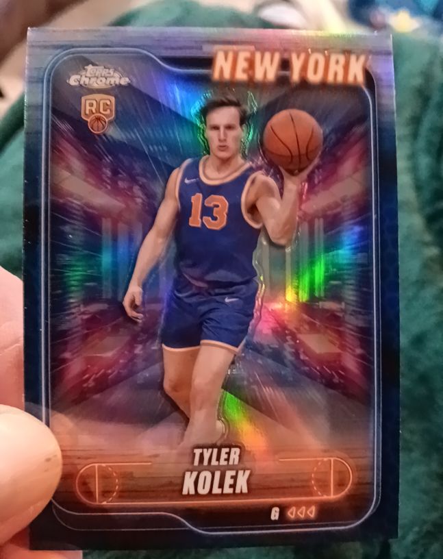 2024-25 Topps Chrome #167 Tyler Kolek — front
