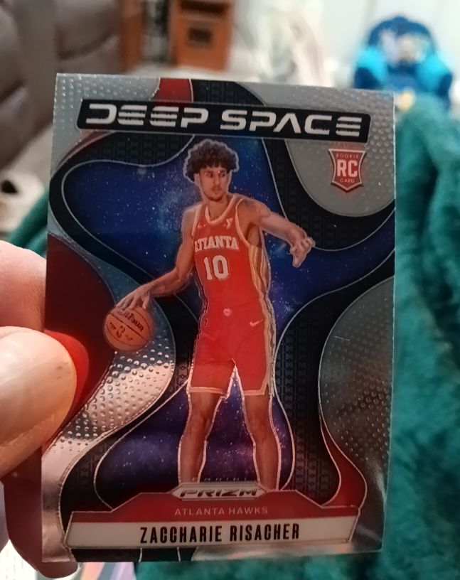 2024-25 Panini Prizm #8 Zaccharie Risacher Deep Space — front