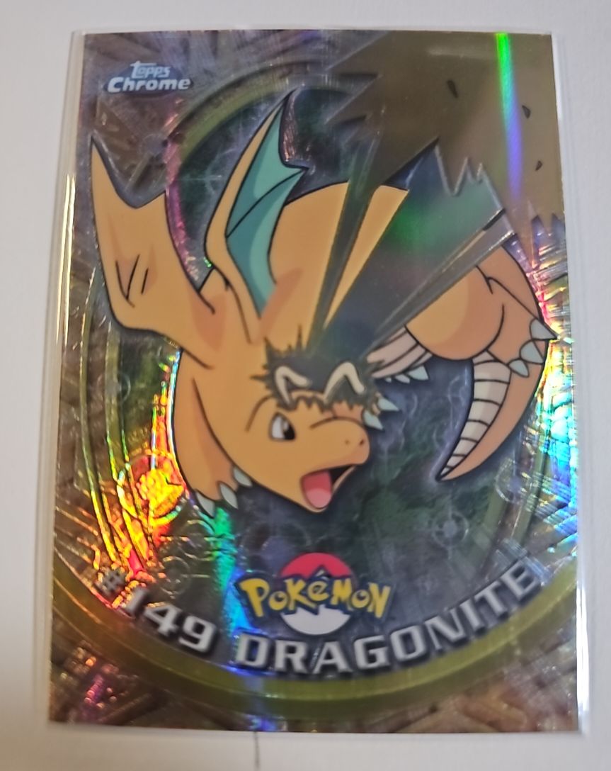 2000 Topps Chrome #49 Dragonite — front