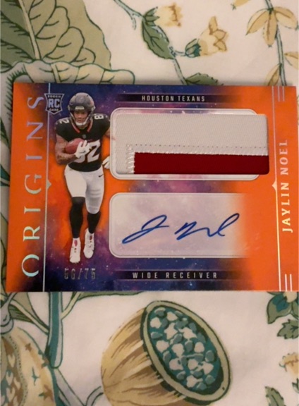 2025 Panini Origins #RJJ-JNL Jaylin Noel — front