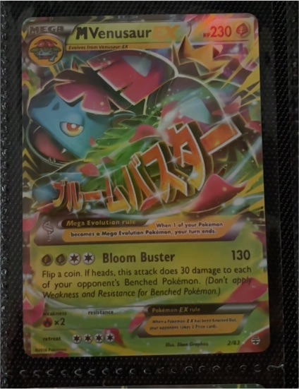 2016 Pokémon TCG Generations #2/83 Mega Venusaur EX — front