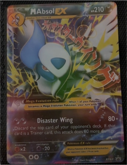 M Absol EX #XY63 Pokémon TCG Black Star Promo — front